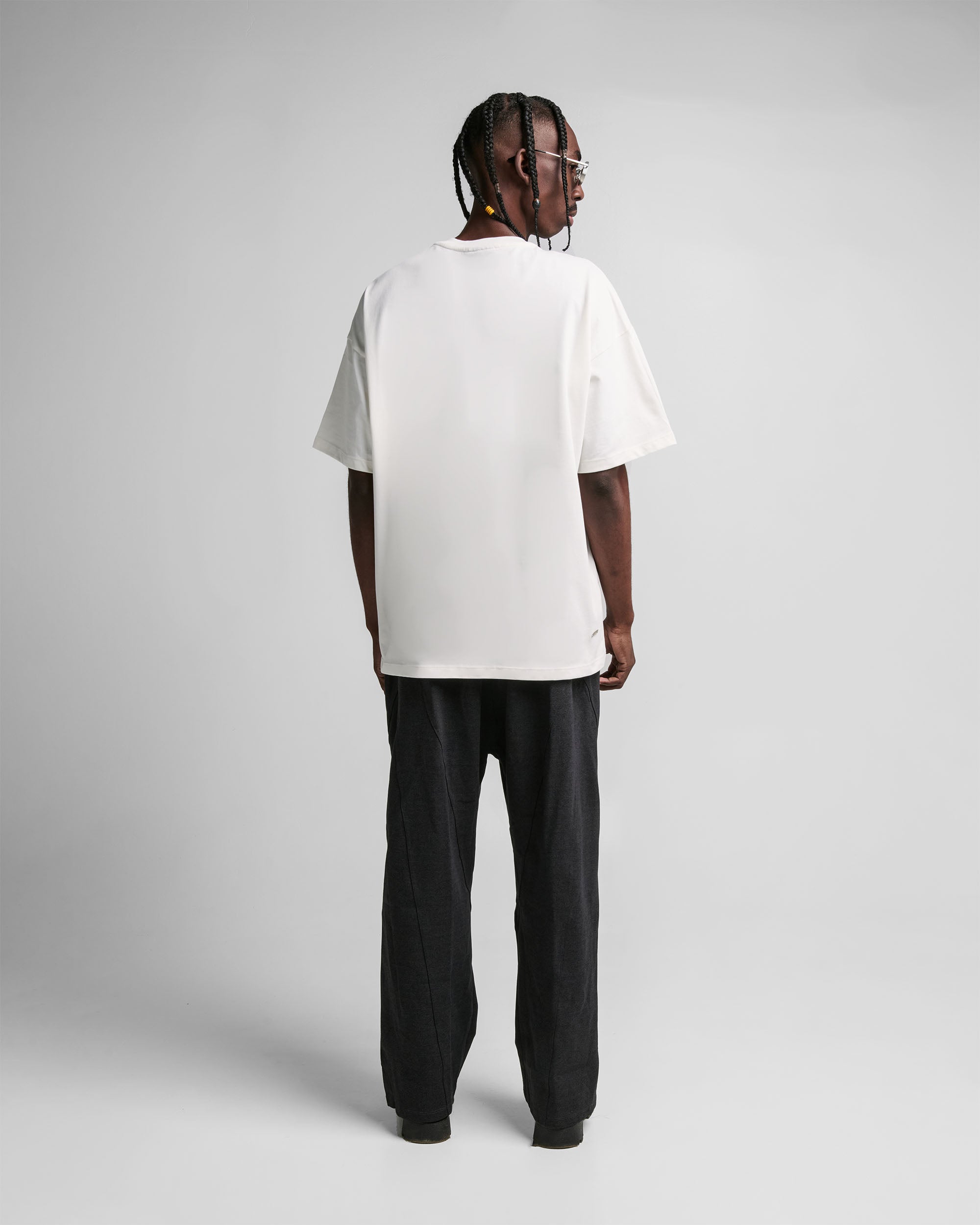 Tshirt Oversize Crema Arkad Legione Estampado Azul