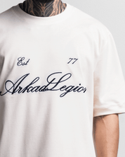 Tshirt Beige Legione Bordado Azul