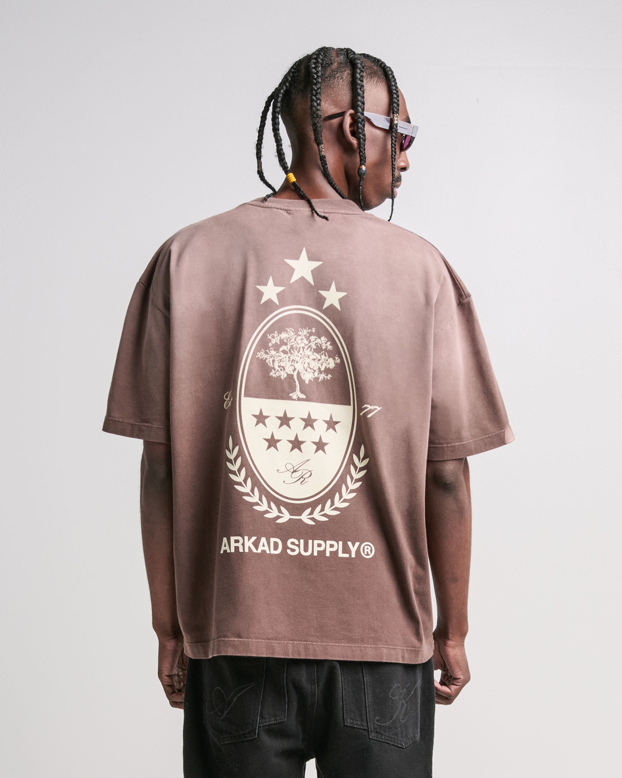 Washed Tshirt Oversize Cafe Arkad Supply