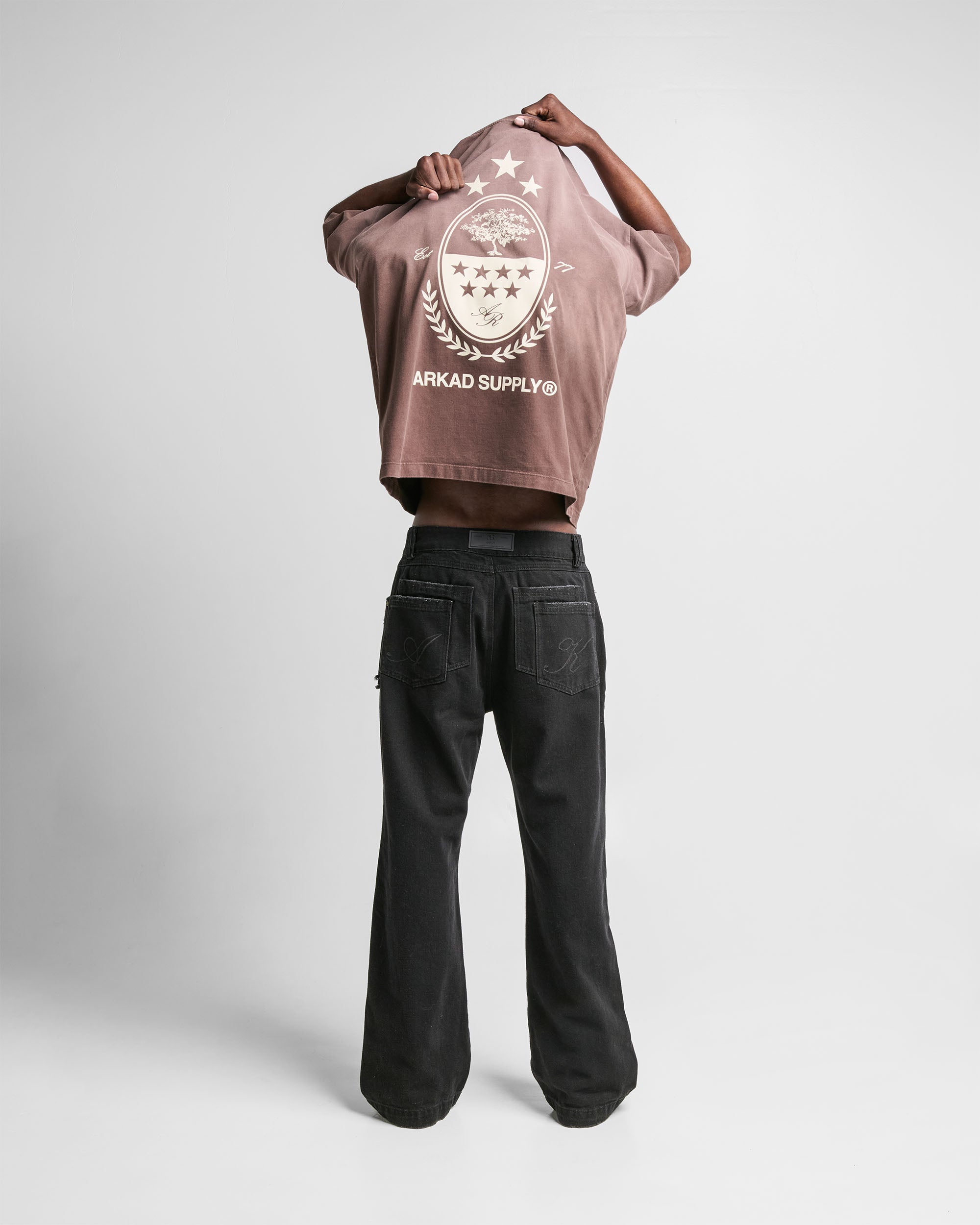 Washed Tshirt Oversize Cafe Arkad Supply