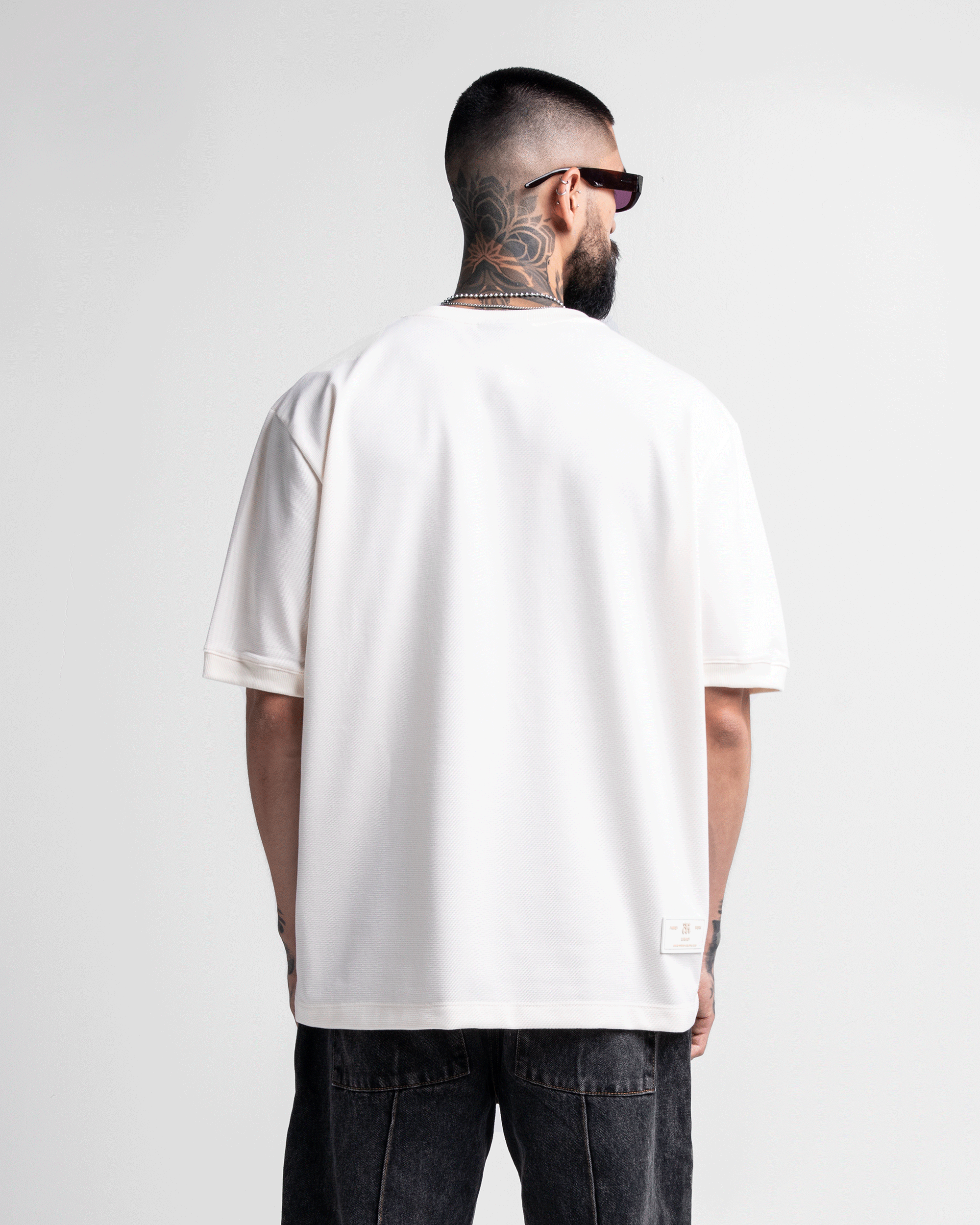 Tshirt Beige Legione Bordado Azul