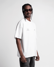 Tshirt Oversize Crema Arkad Legione Estampado Negro