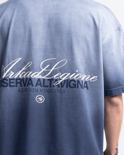 Washed Tshirt Oversize Azul Legione