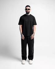 Tshirt Regular Fit Negra Arkad Legione Velvet