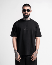 Tshirt Regular Fit Negra Arkad Legione Velvet