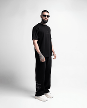 Tshirt Regular Fit Negra Arkad Legione Velvet