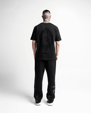 Tshirt Regular Fit Negra Arkad Legione Velvet