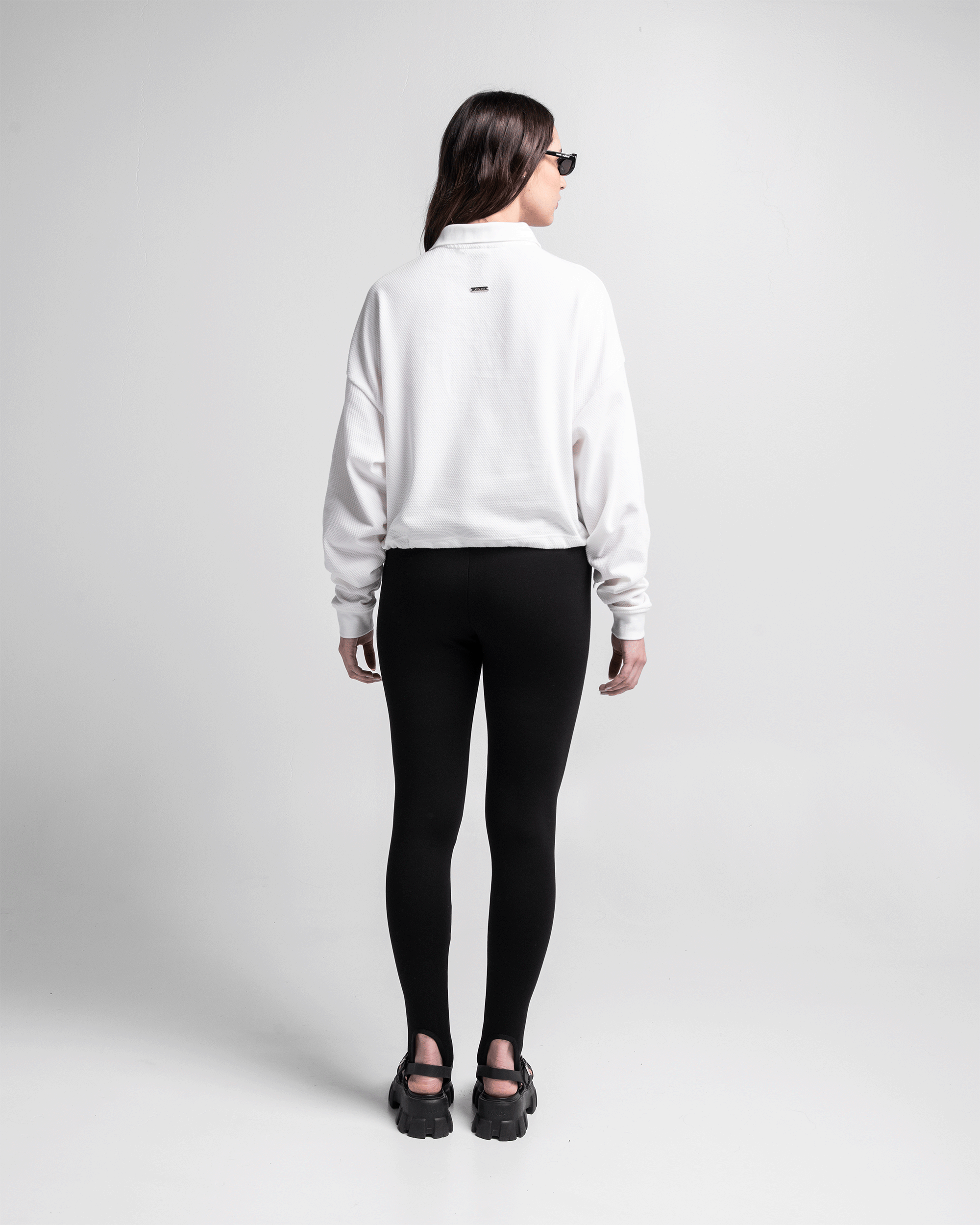 Cropped Polo Sweater Legione