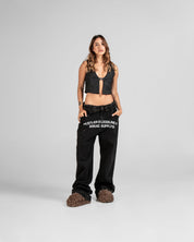 Denim Pant Negro Hustler Unisex