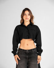 Cropped Shirt Negra