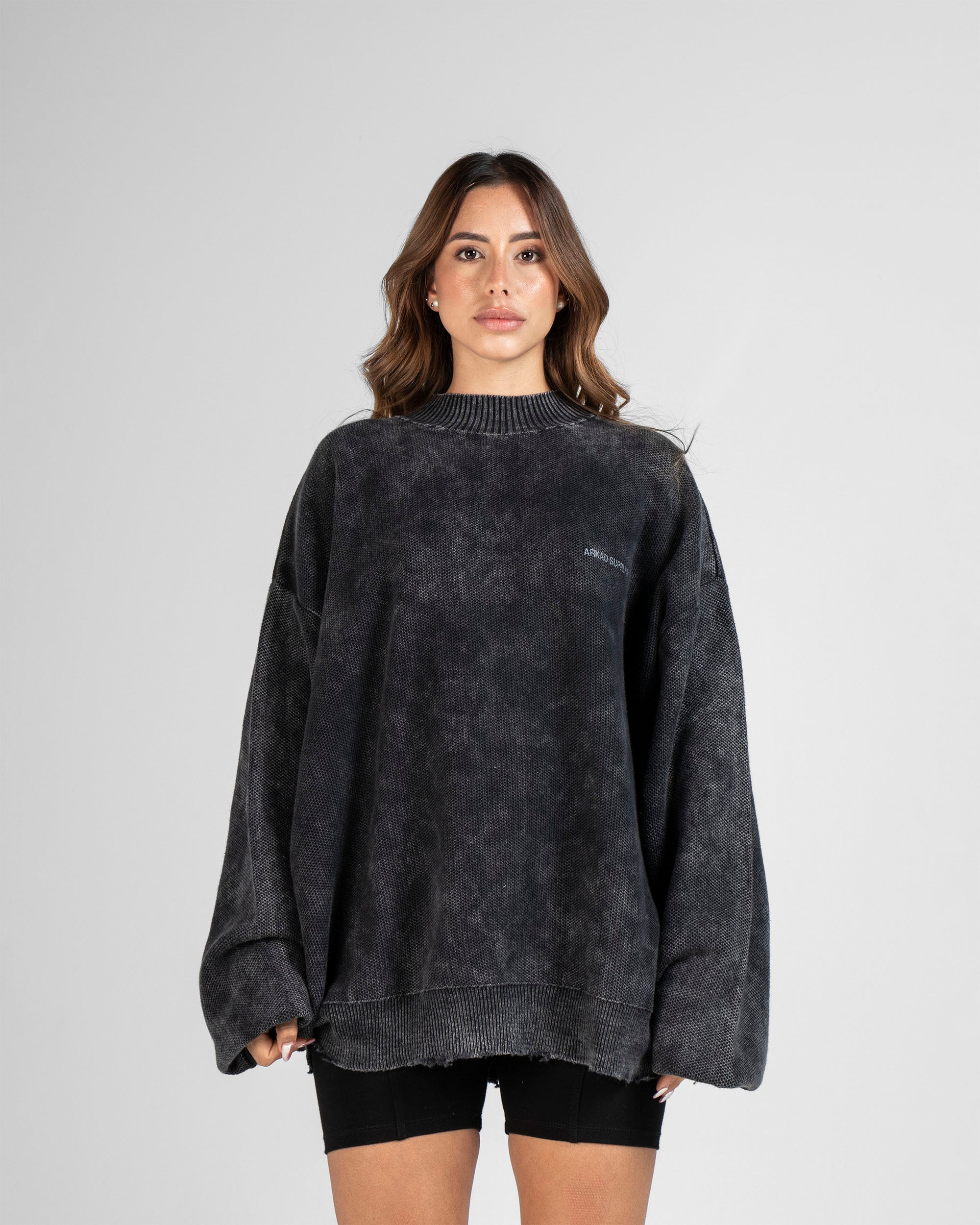 Knit Sweater Negro Unisex