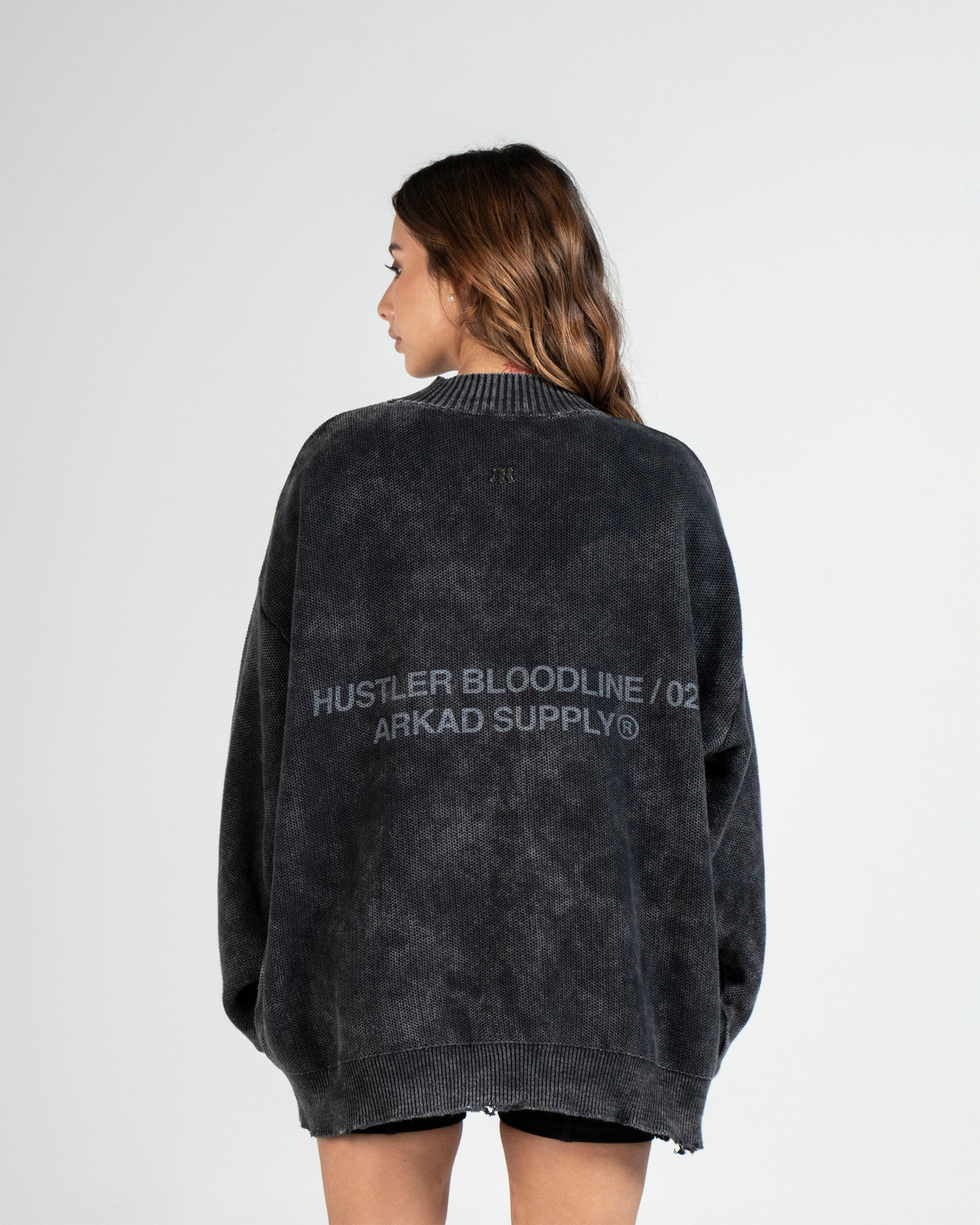 Knit Sweater Negro Unisex
