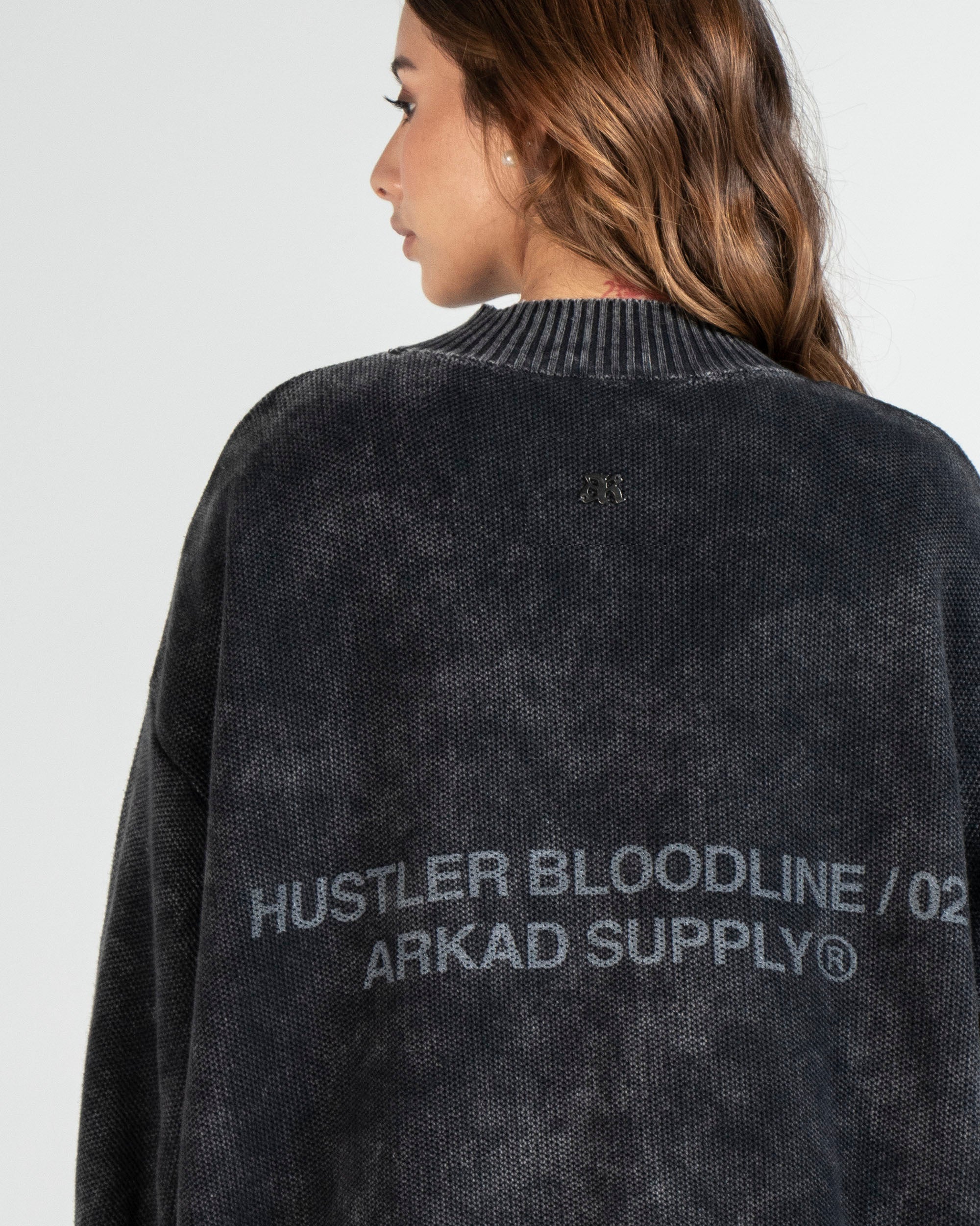 Knit Sweater Negro Unisex