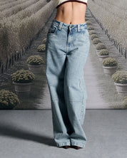 Denim Pant Azul Cortes Mujer
