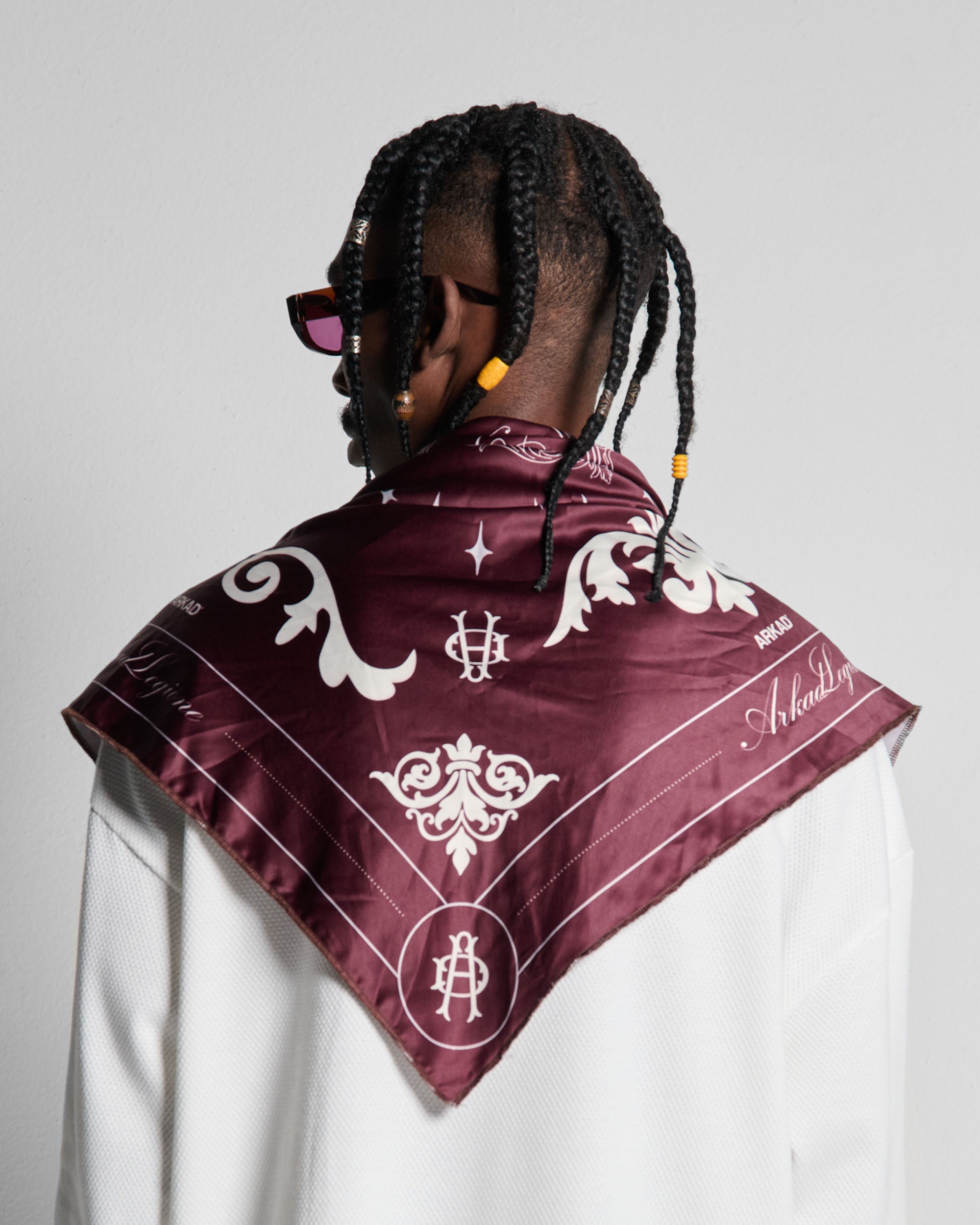 Bandana Ornamentos Vinotinto Legione