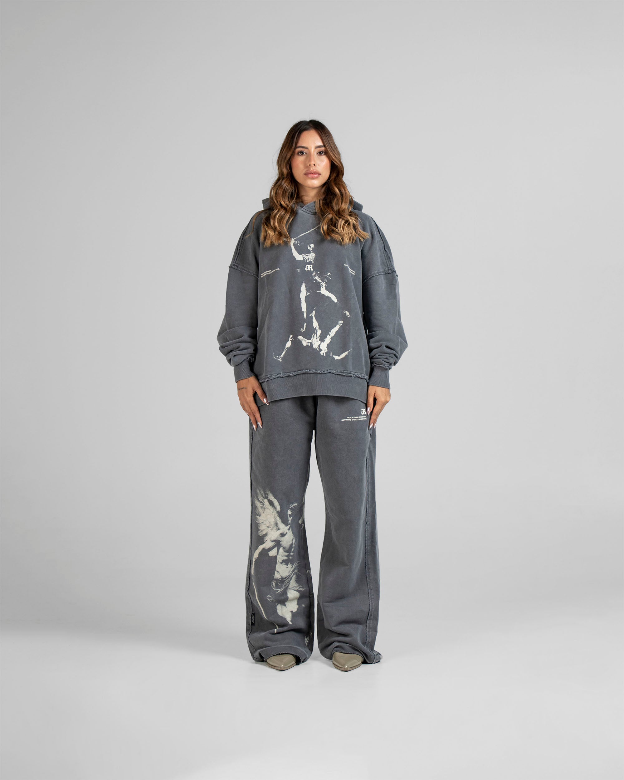 Trackpant Gris Hustler Unisex