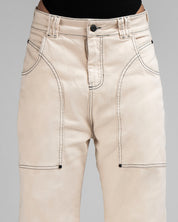 Denim Pant Beige Cortes