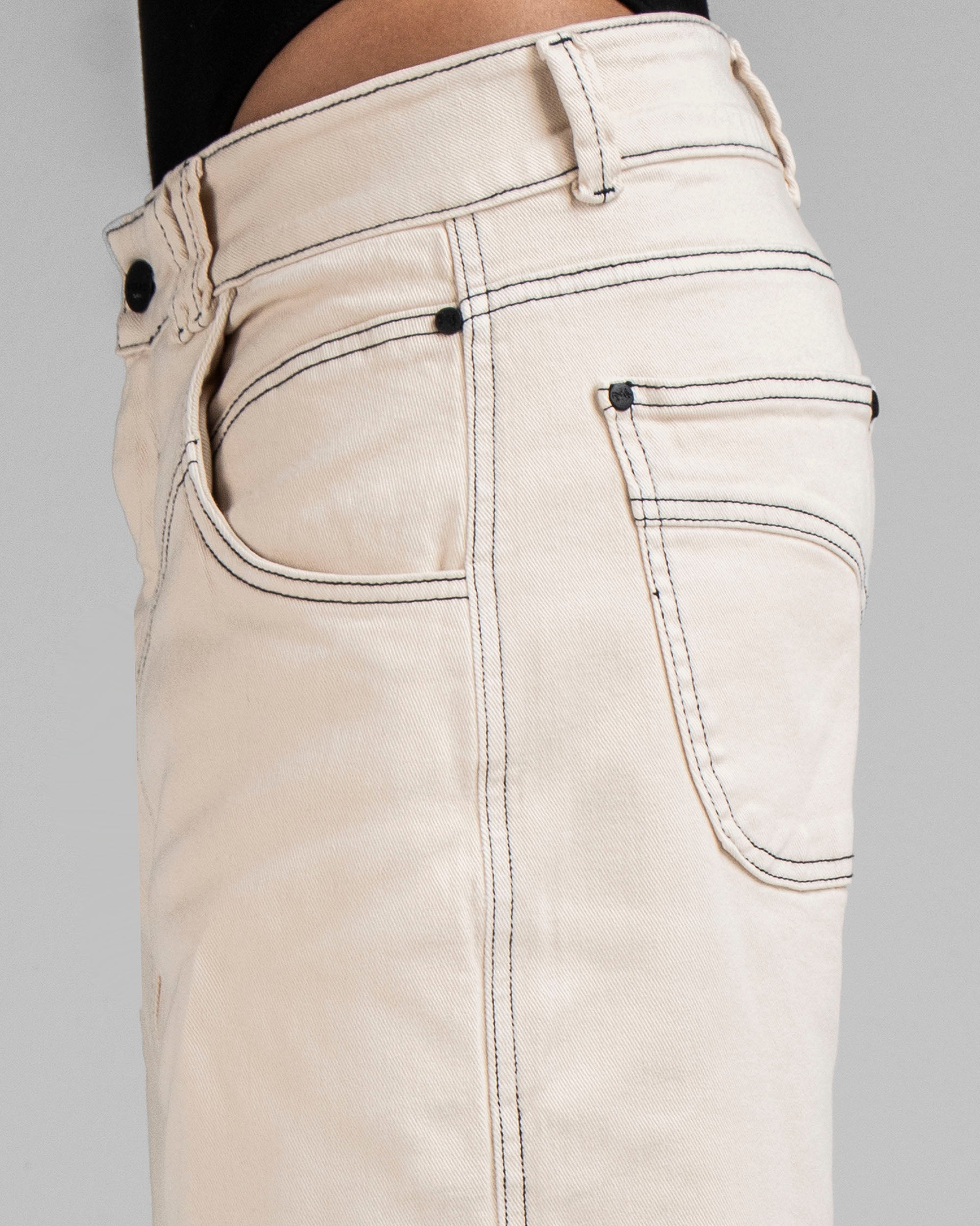 Denim Pant Beige Cortes