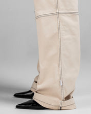 Denim Pant Beige Cortes