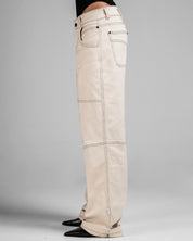 Denim Pant Beige Cortes