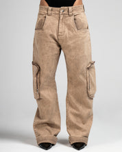 Washed Denim Pant