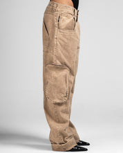 Washed Denim Pant