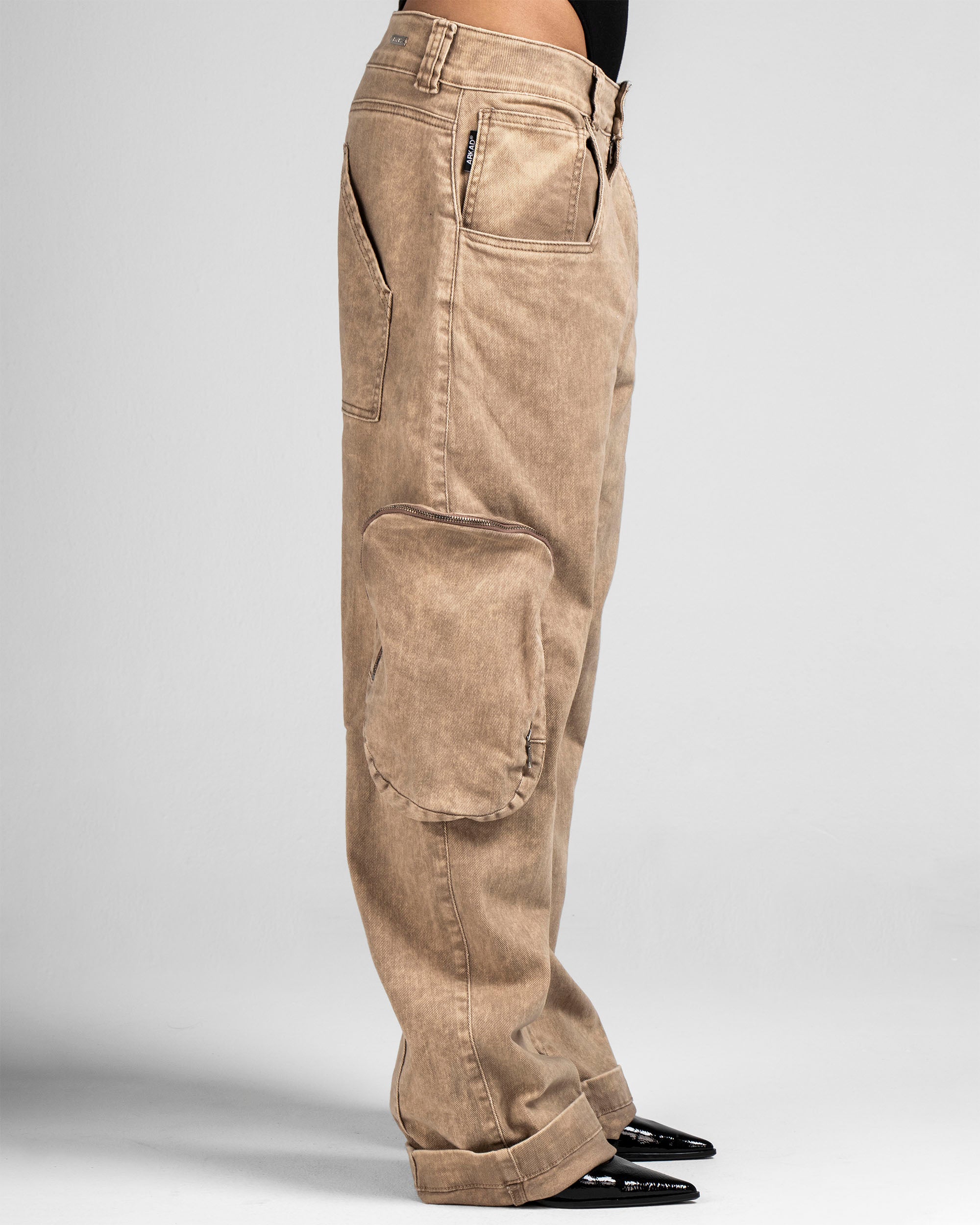 Washed Denim Pant