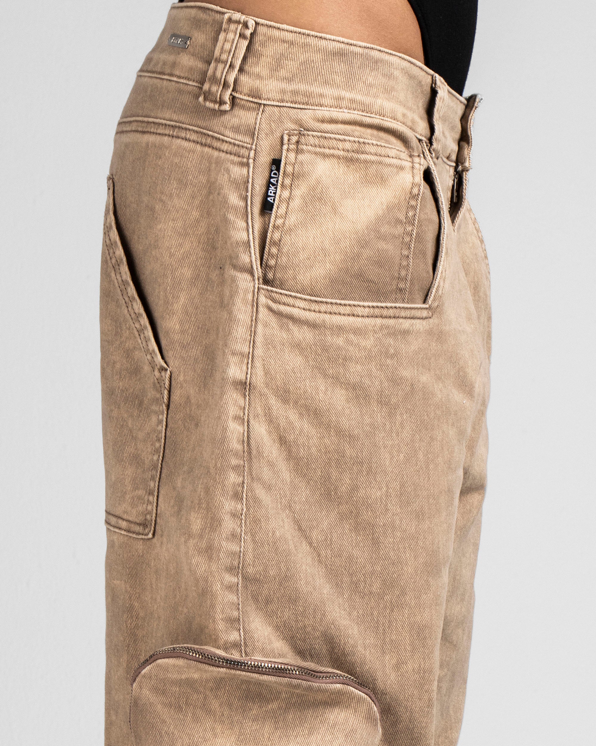 Washed Denim Pant