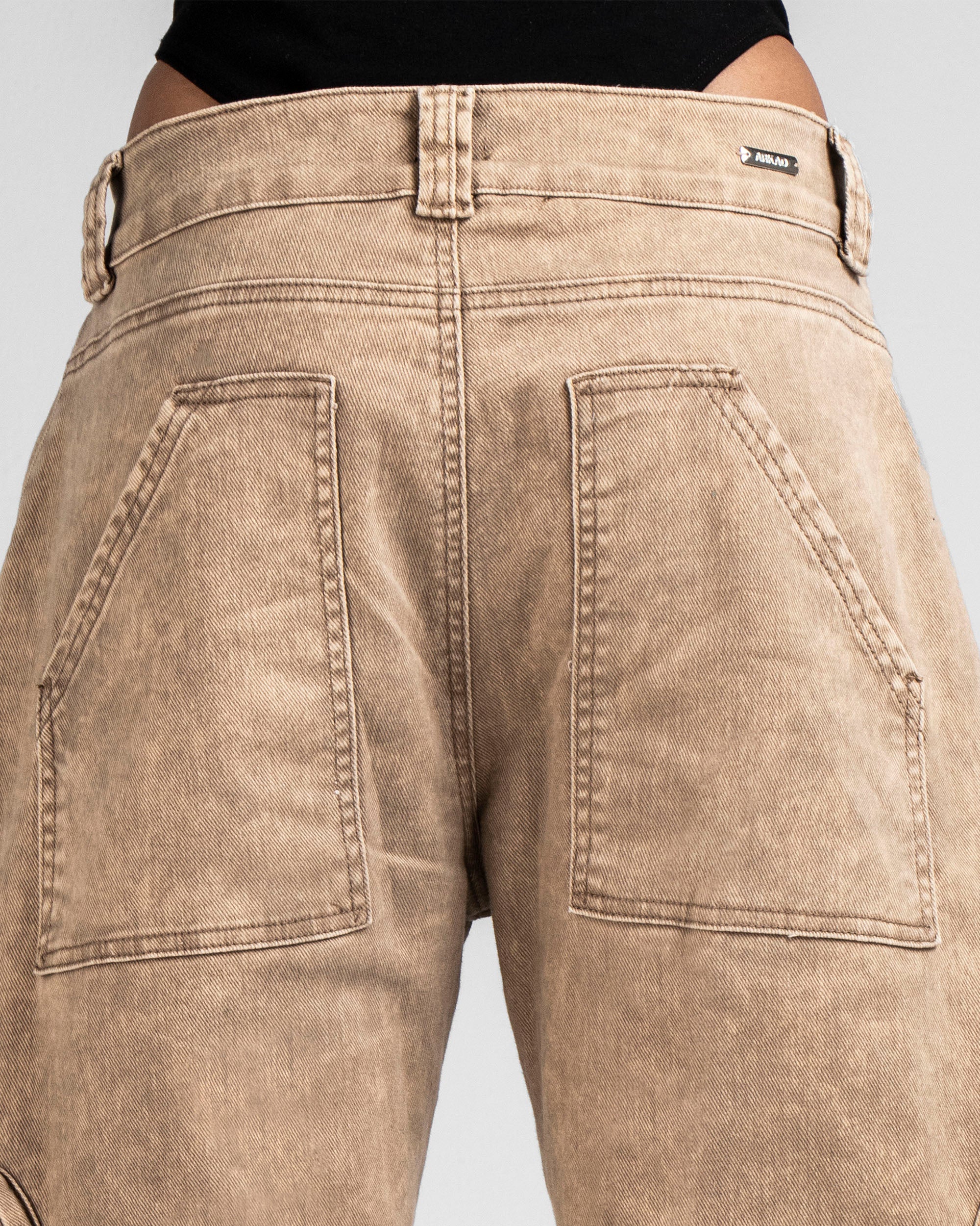 Washed Denim Pant