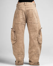 Washed Denim Pant
