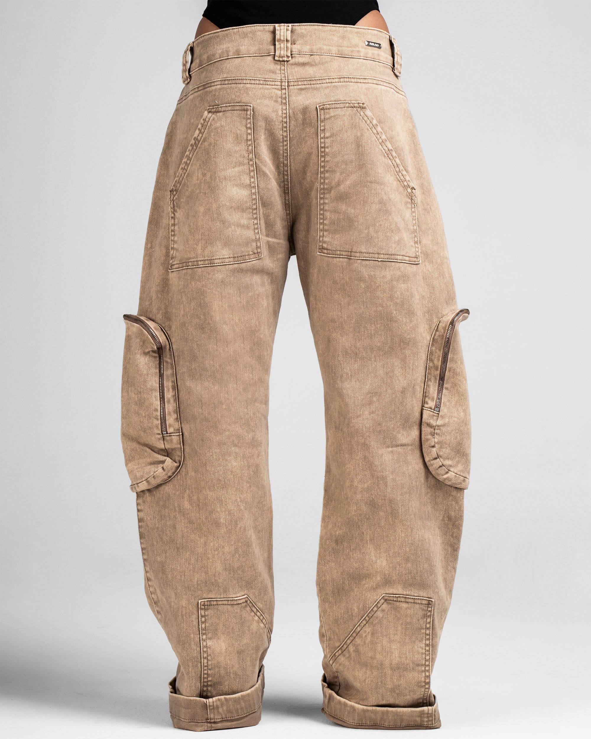 Washed Denim Pant