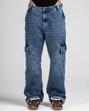 Jean Cargo Azul