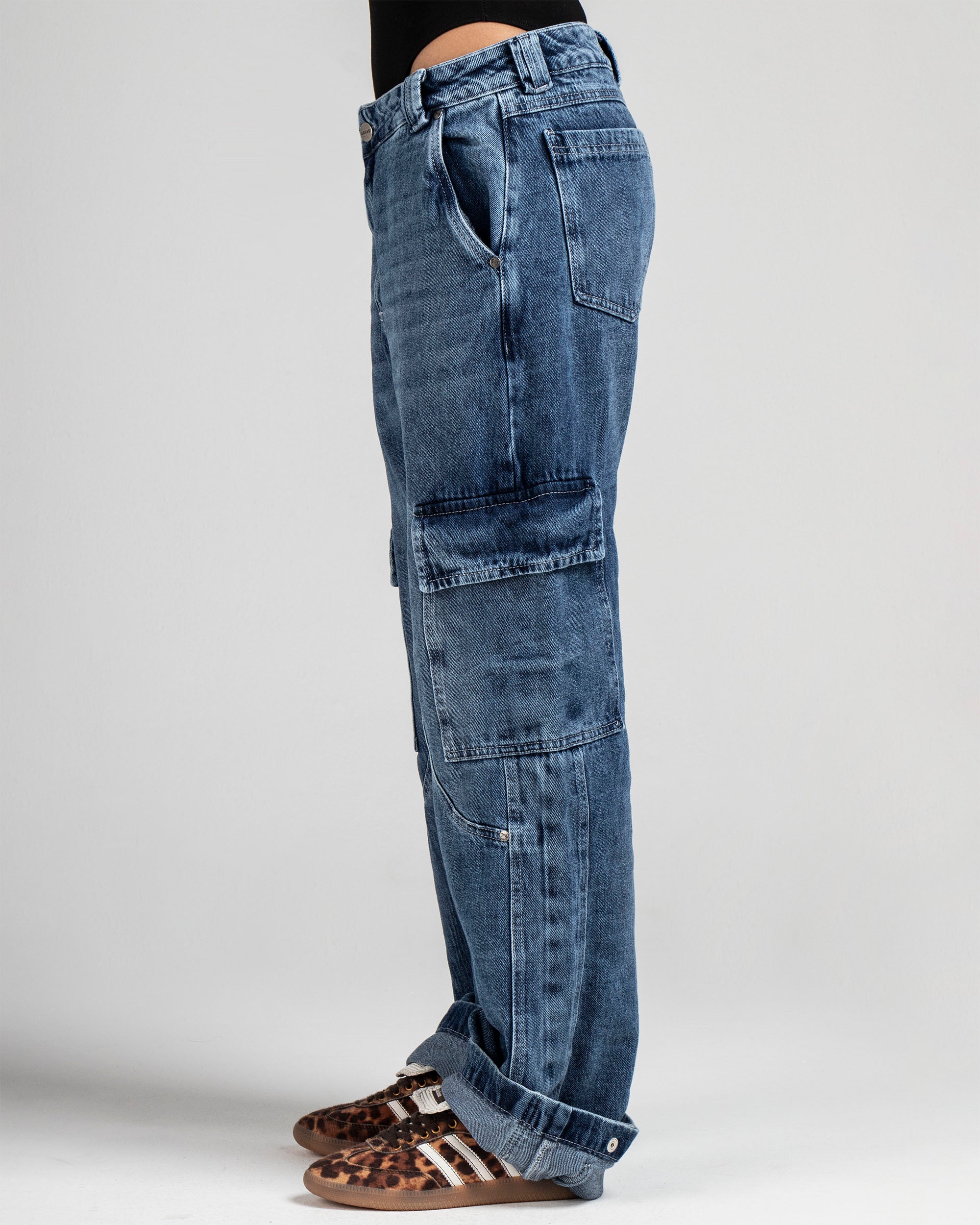 Jean Cargo Azul