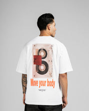 Tshirt Blanca Cassette Move Your Body