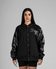 Varsity Jacket Negra