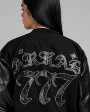 Varsity Jacket Negra