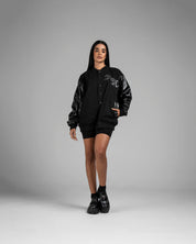 Varsity Jacket Negra