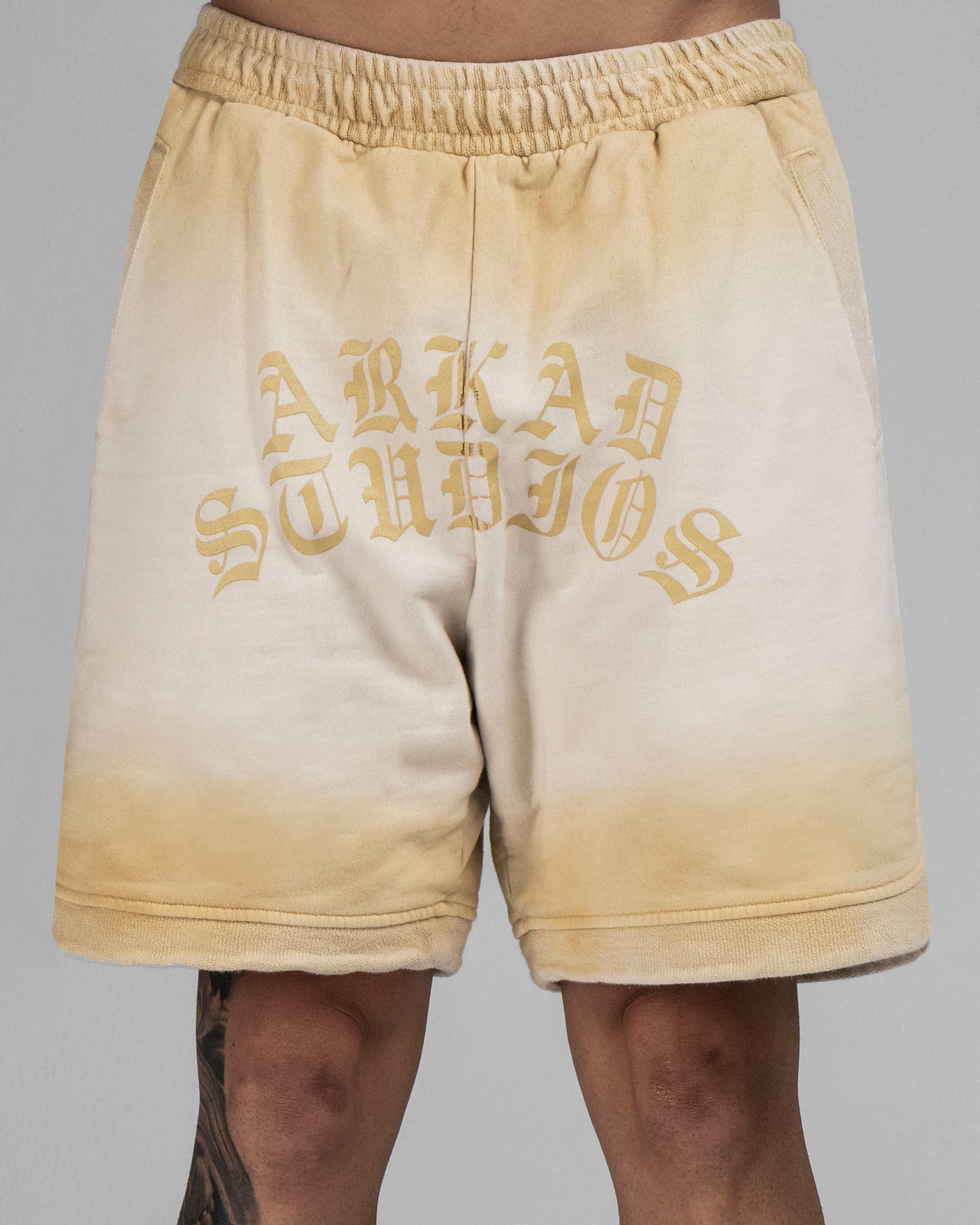 Washed Short Conjunto Caqui Arkad Studios