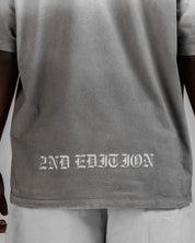 Washed Tshirt Conjunto Gris Iluminaciones AK ST