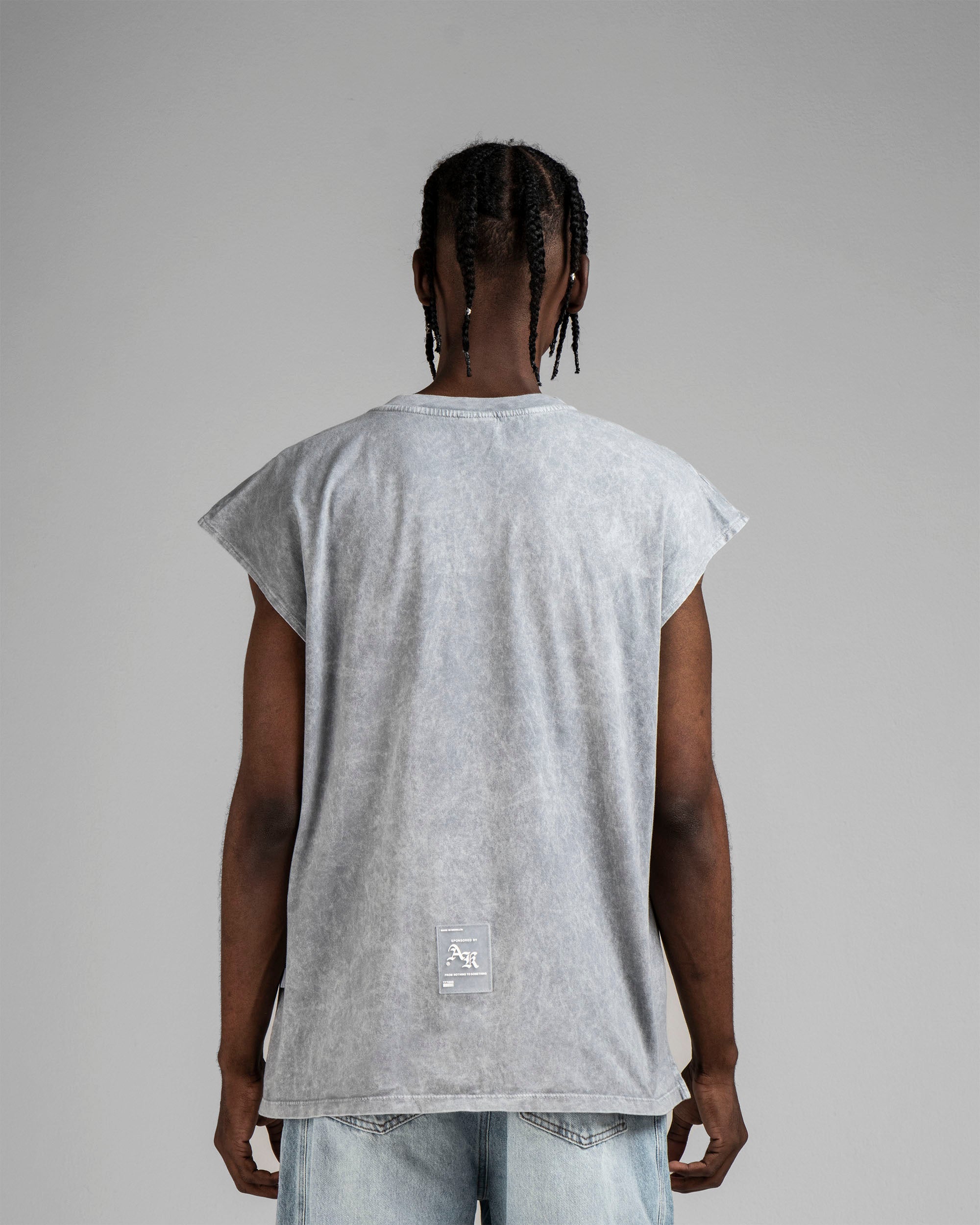 Tank Shirt Washed Gris Clara