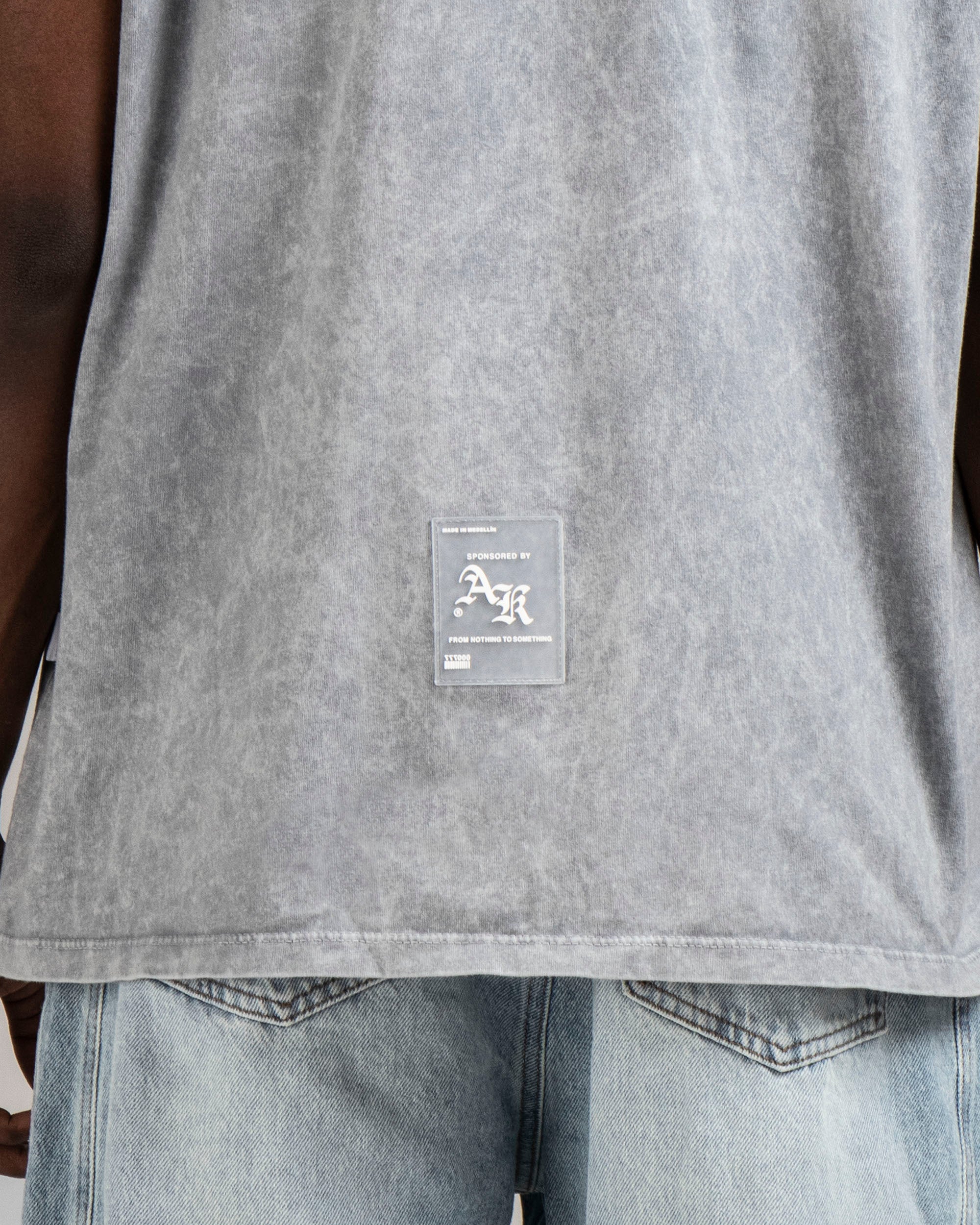 Tank Shirt Washed Gris Clara
