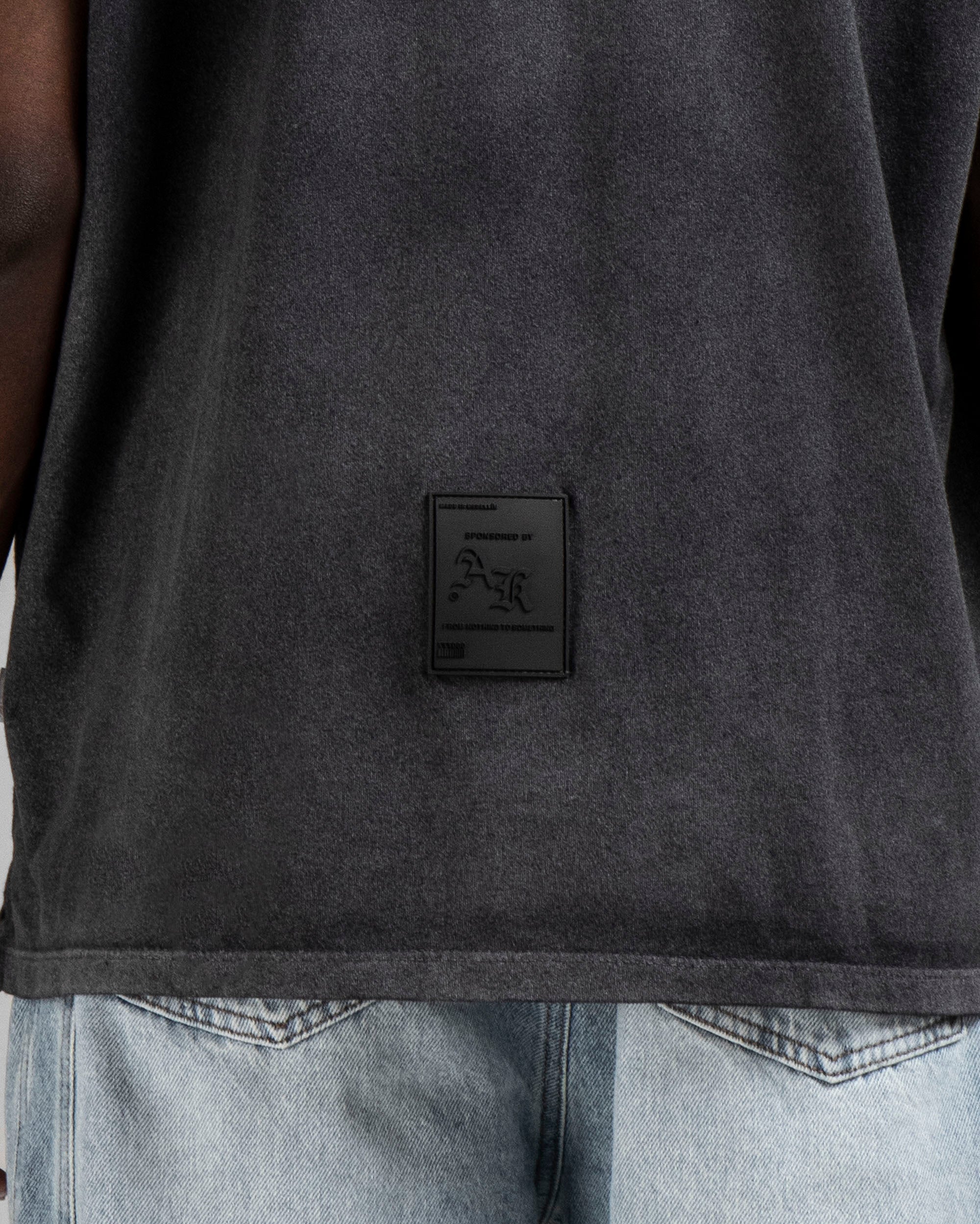 Classic Tank Shirt Washed Negra Iluminación