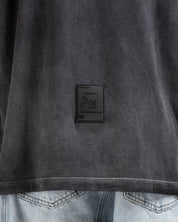 Classic Tank Shirt Washed Negra Iluminación