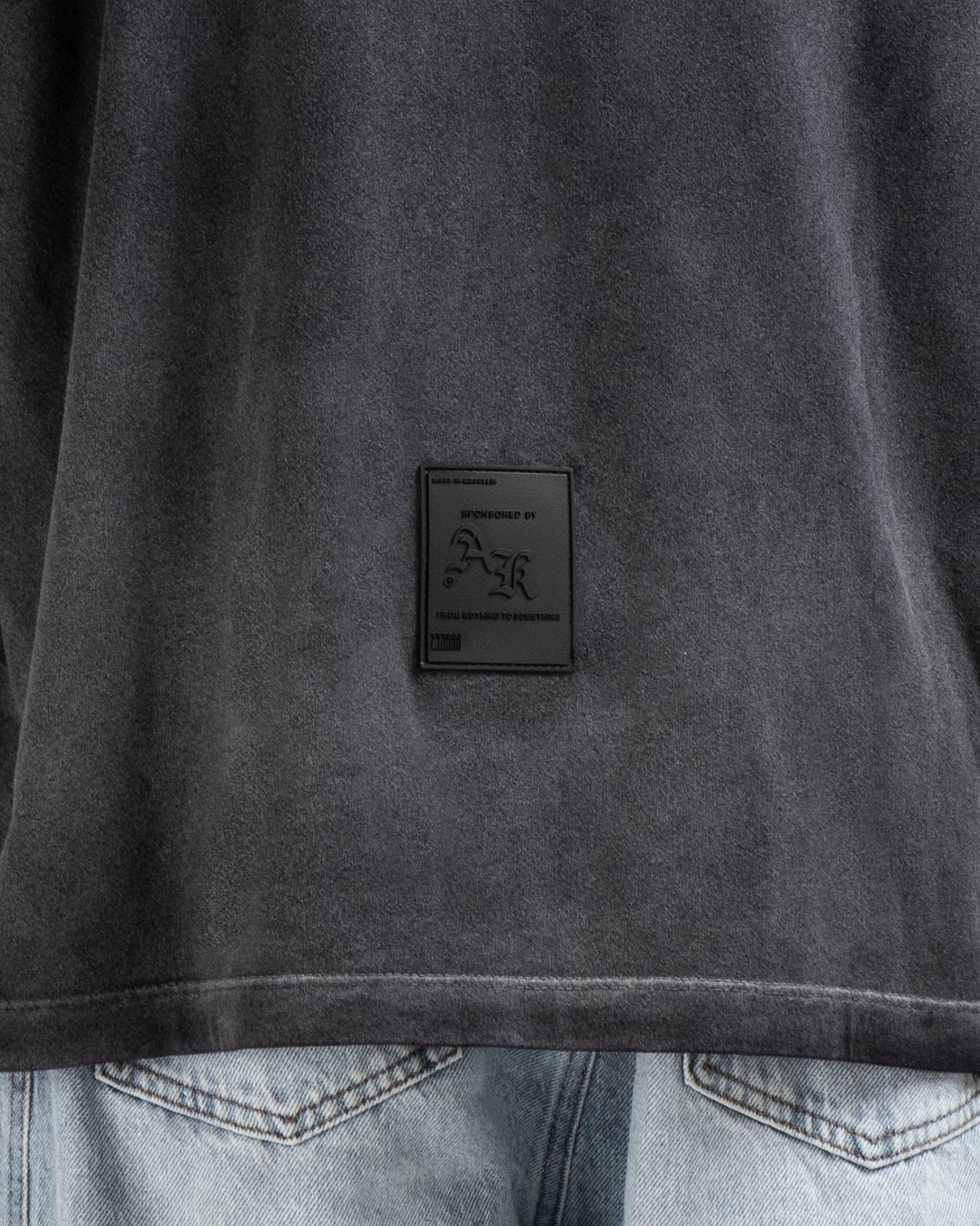 Classic Tank Shirt Washed Negra Iluminación