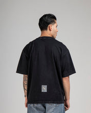Washed Tshirt Negra