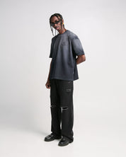 Denim Pant Destroyed Negro