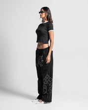 Sweatpant Paper Trail Negra - Unisex