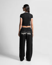 Sweatpant Paper Trail Negra - Unisex