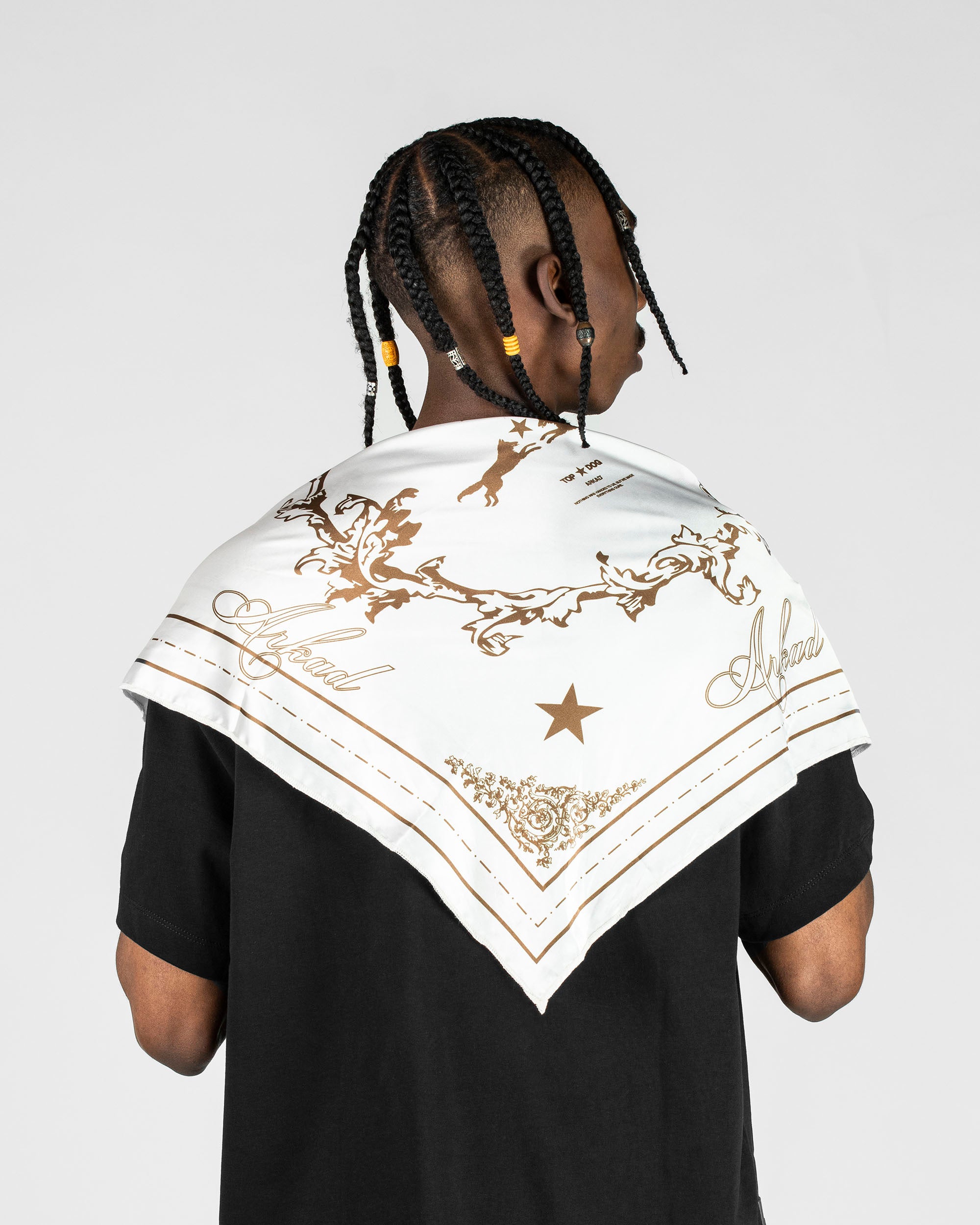Bandana Beige Arabesques Topdog