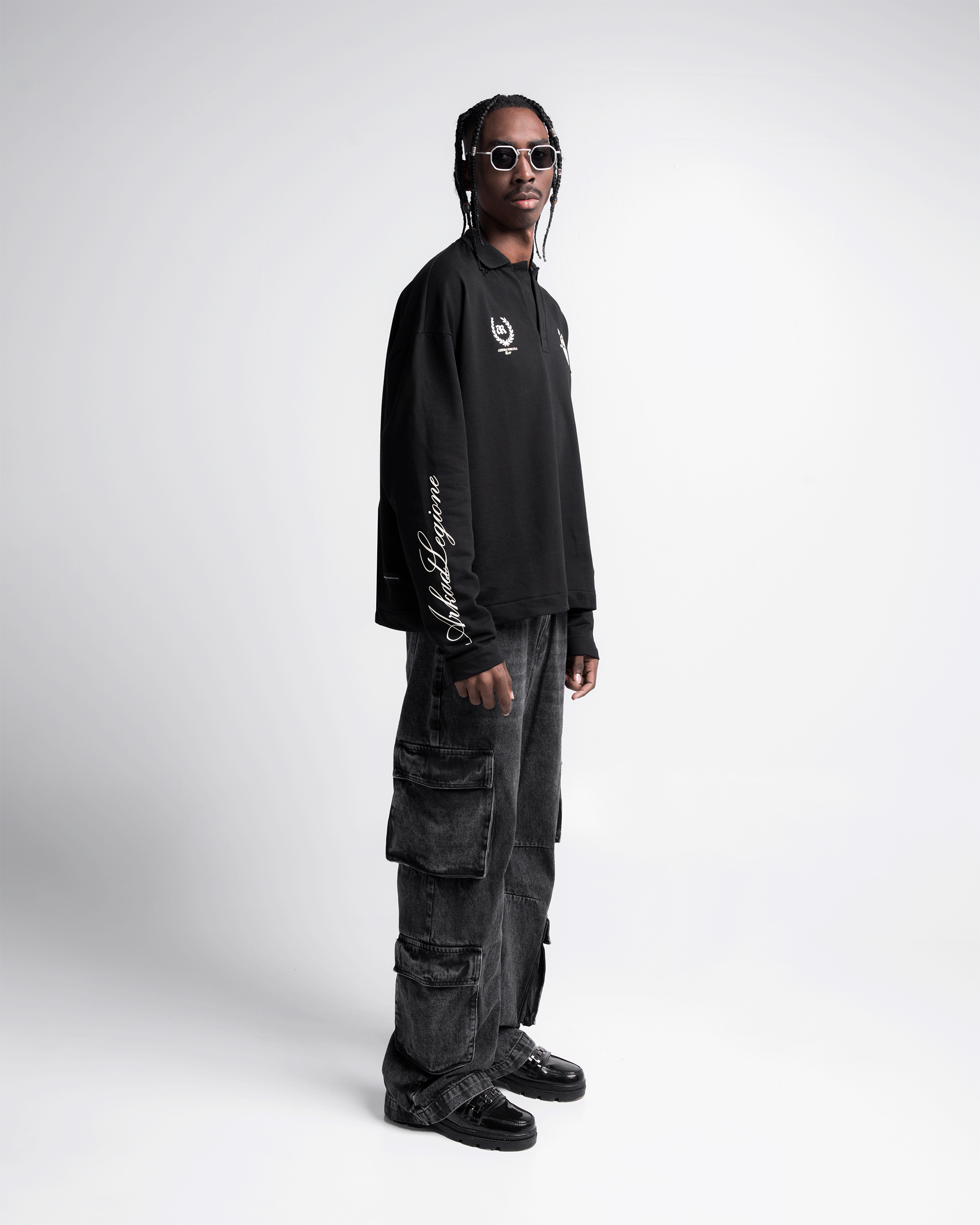 Polo Sweater Negro Legione